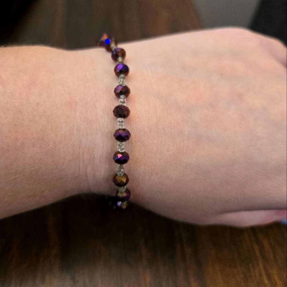 Purple Gem Bracelet